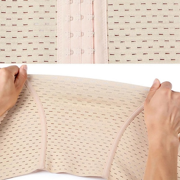 NEW! NUDE COLORED WAIST TRAINER ADJUSTABLE CORSET - Picture 4 of 5